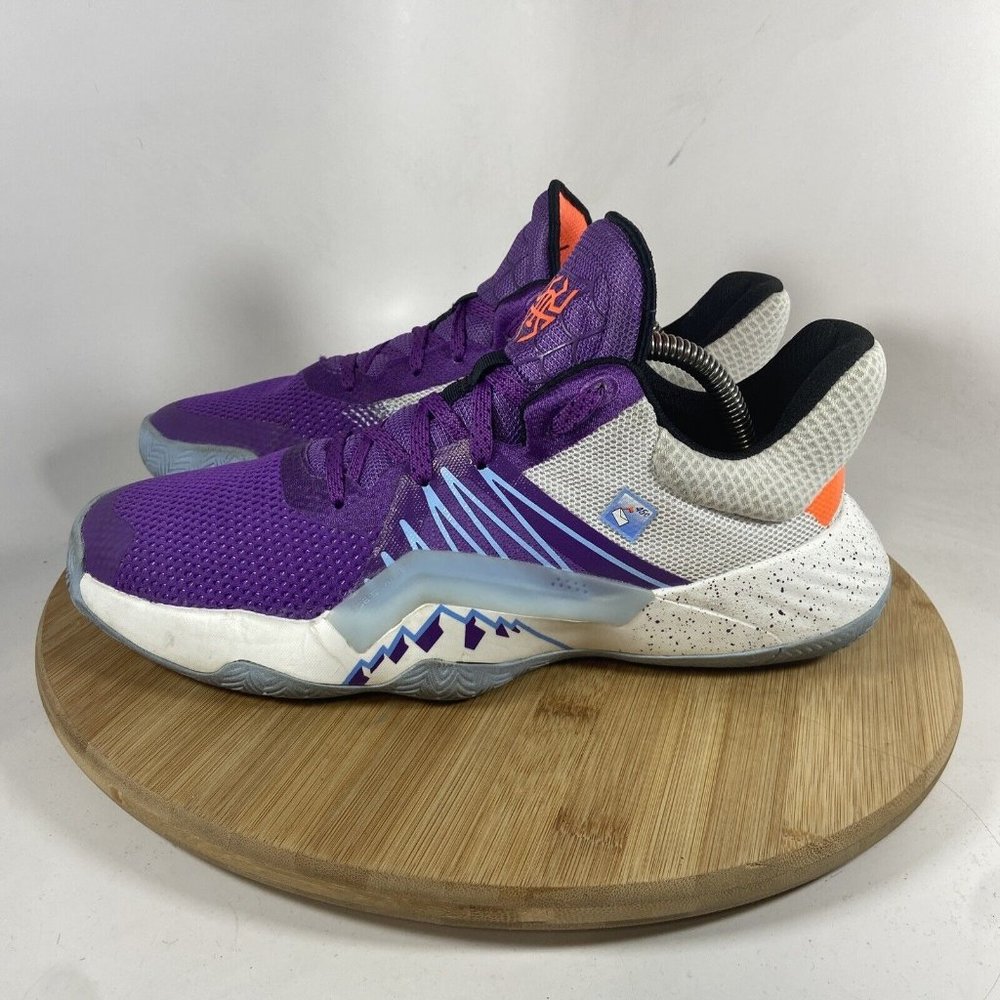 Adidas Donovan Mitchell UTAH JAZZ Karl Mailman Malone Basketball Shoes M 6.5 W 8 - Picture 1 of 8